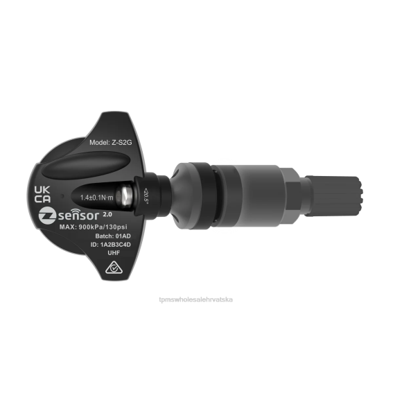 4B8D53 oem TPMS sensor holden oe zamjenski tpms senzor - oe p/n 95712232, 13598773 freq 433mhz metalno stablo ventila - tamno sivo
