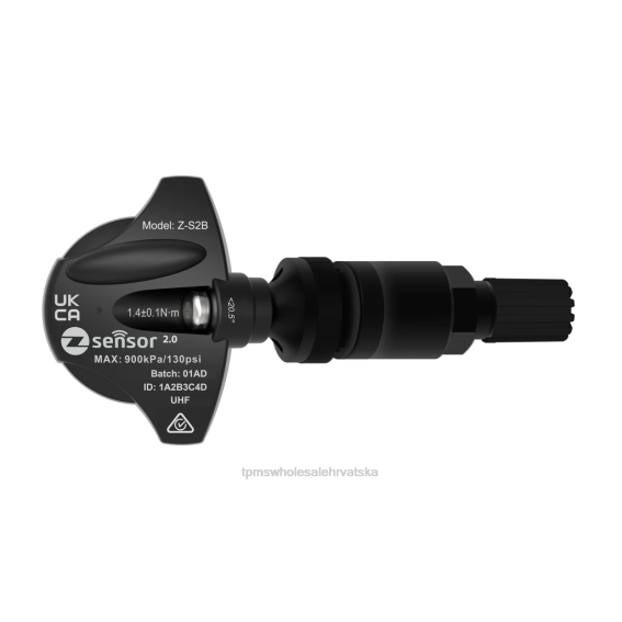 4B8D798 TPMS uređaj lamborghini oe zamjenski tpms senzor - oe p/n 5q0907275b, 5q0907275 freq 433mhz metalno stablo ventila - crno